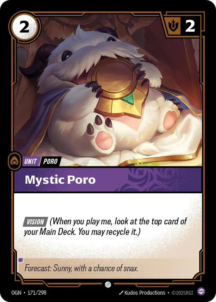 Mystic Poro - Common (171/298) Riftbound Origins