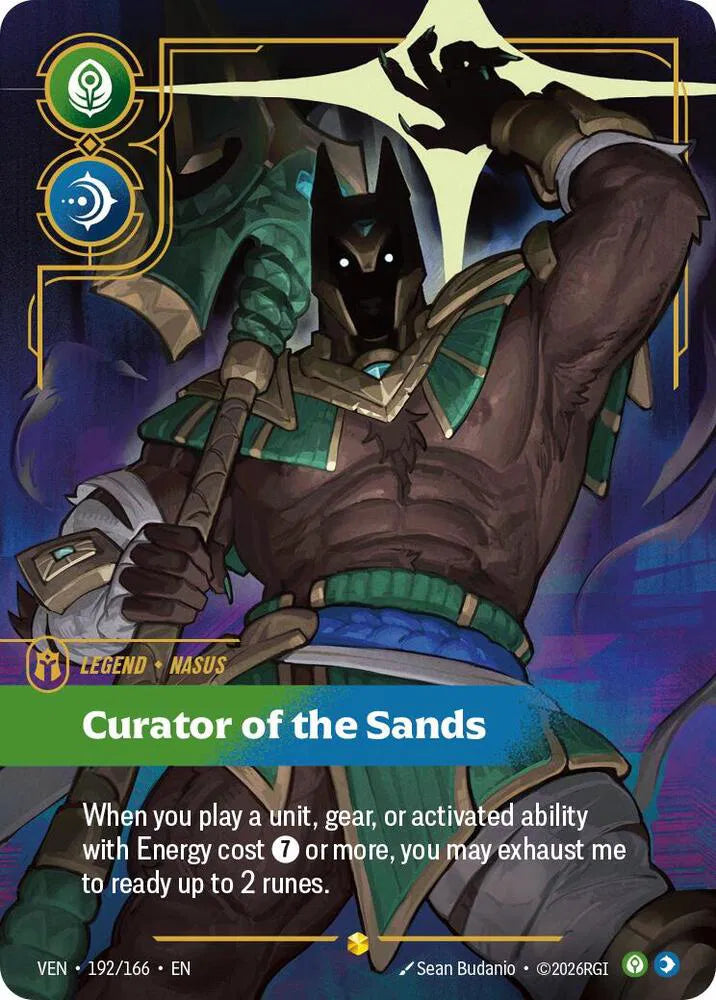 Nasus - Curator of the Sands Vendetta Rare 192/166