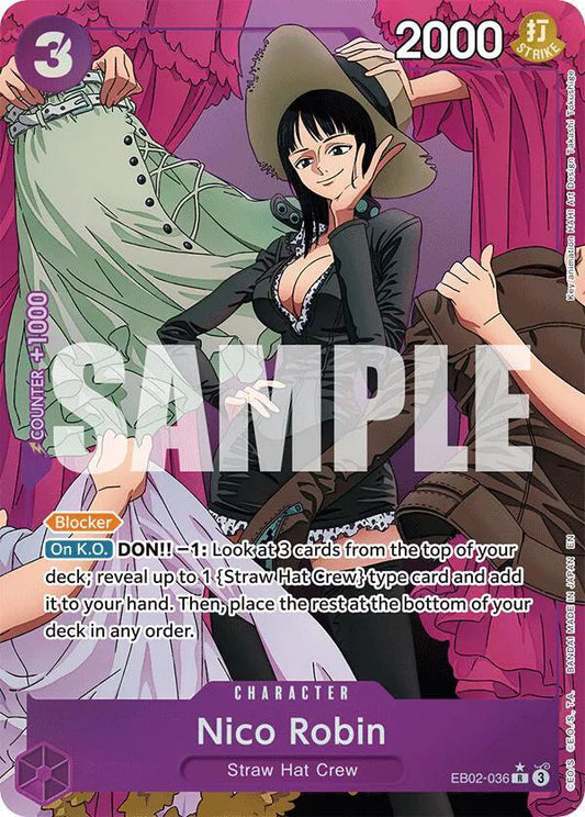 Nico Robin (Alternate Art)(EB02-036) Extra Booster: Anime 25th Collection