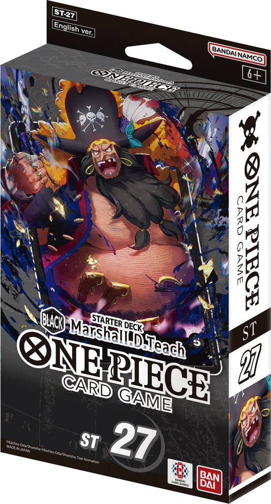 ONE PIECE Card Game: Marshall.D.Teach ST27 STARTER DECK