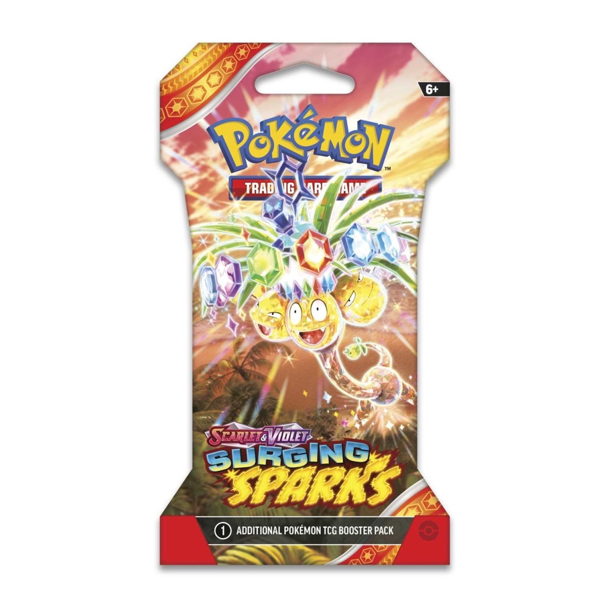 Scarlet & Violet-Surging Sparks Sleeved Booster Pack (10 Cards) x 10