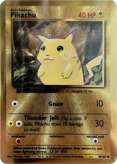 Pikachu - 58/102 (Celebrations Metal Card) 058/102
