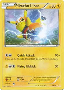 Pikachu Libre (14 XY) Trainer Kit: Pikachu Libre & Suicune