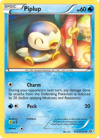 Piplup Legendary Treasures: Radiant Collections Uncommon RC6