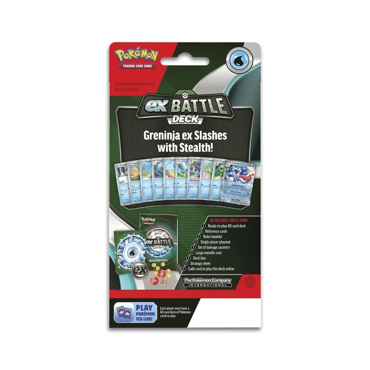 Pokémon TCG Greninja ex Battle Deck