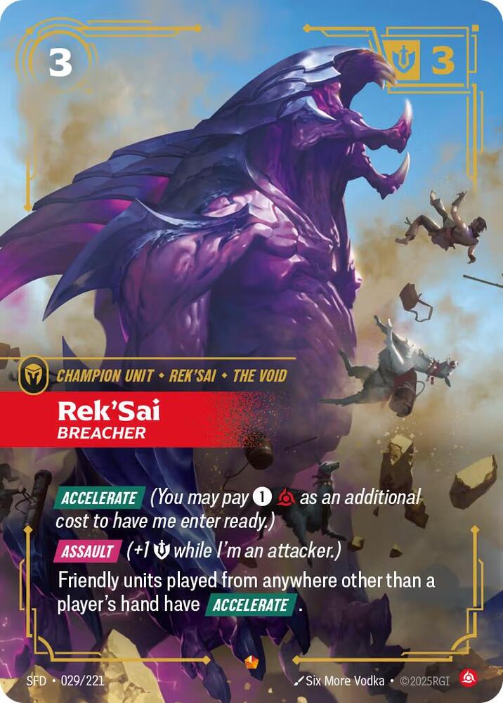 Rek'Sai - Breacher - Spiritforged (SPF)