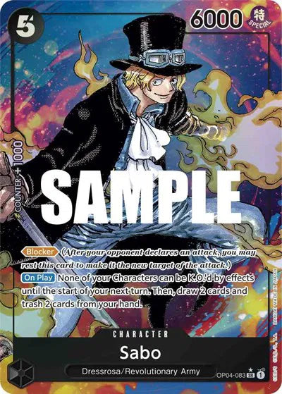 Sabo (Alternate Art)(OP04-083) Kingdoms of Intrigue
