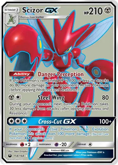Scizor GX (Full Art) (158) Celestial Storm