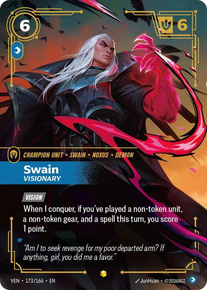 Swain - Visionary Vendetta Rare 173/166