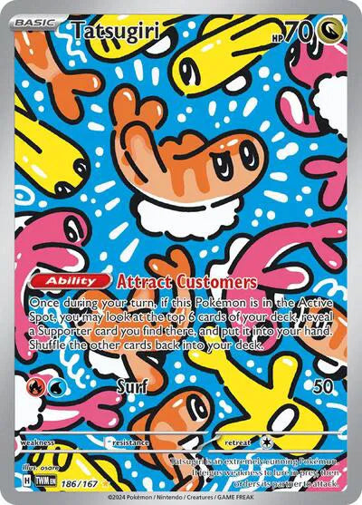 Tatsugiri Illustration Rare 186/167 Twilight Masquerade