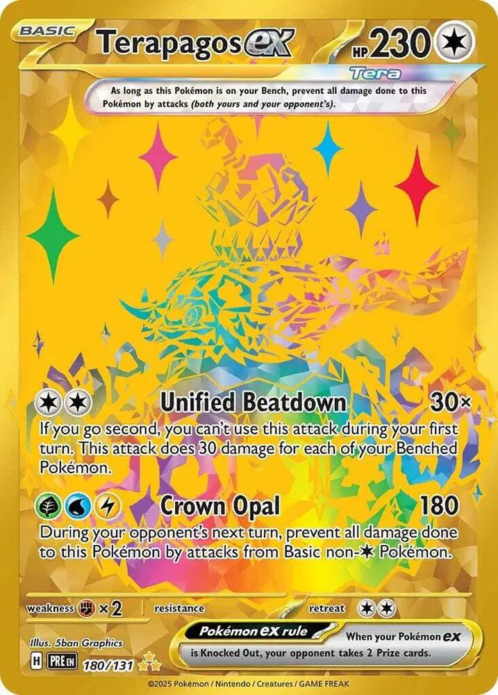 Terapagos ex (180/131) Prismatic Evolutions