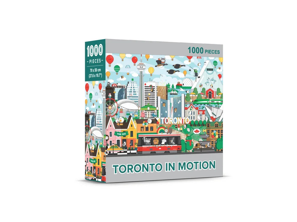 Toronto In Motion 1000 Piece Puzzles - Arcadia Puzzles
