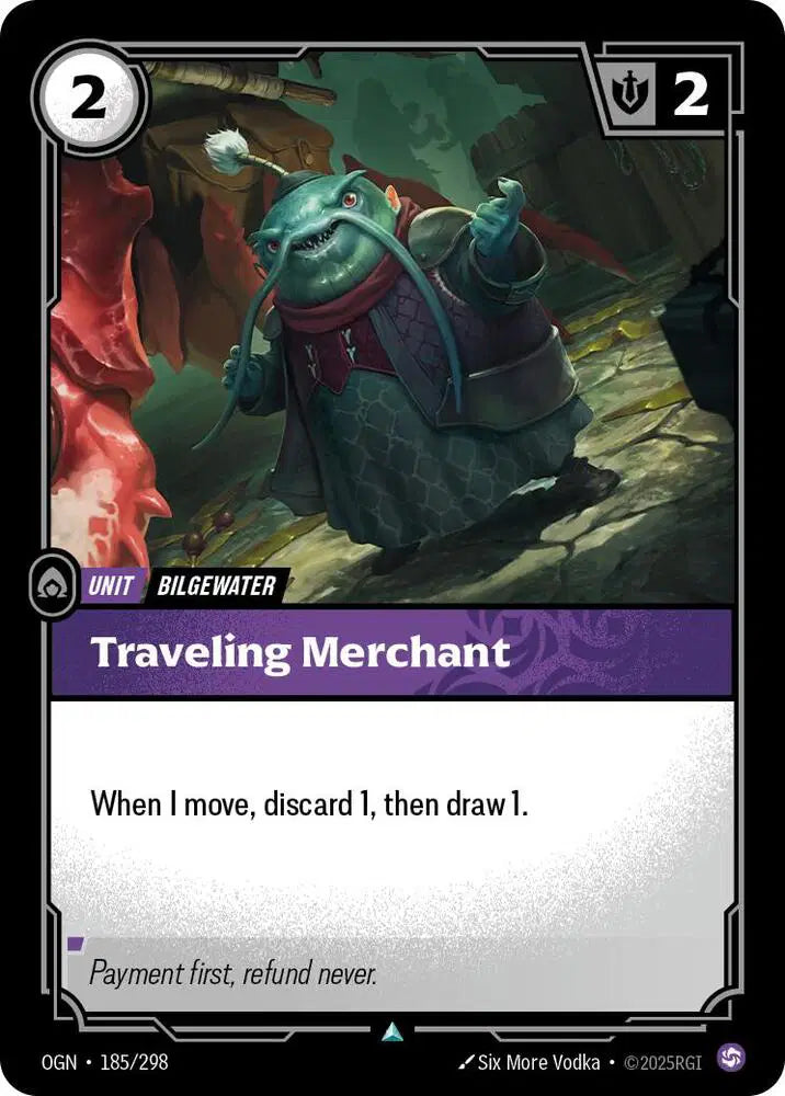 Traveling Merchant - Uncommon (185/298) Riftbound Origins