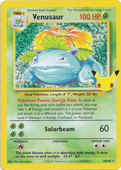 Venusaur (15/102) Celebrations Classic Collection - Near mint (NM)