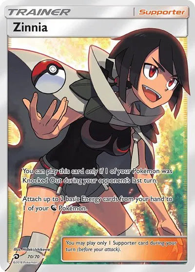 Zinnia (Full Art) Ultra Rare 70 Dragon Majesty