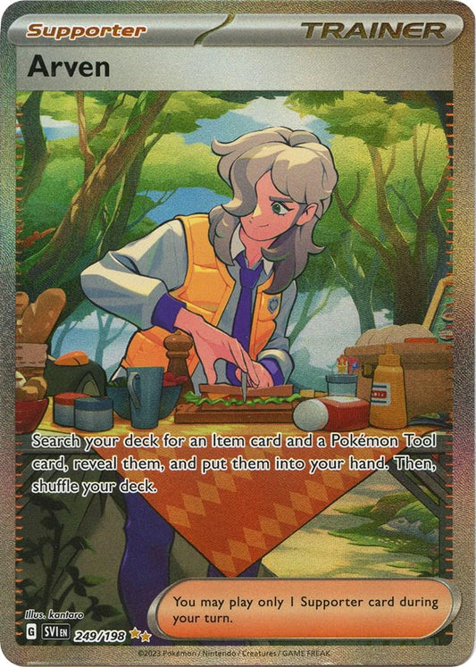 Arven Special Illustration Rare 249/198 Scarlet & Violet Base Set