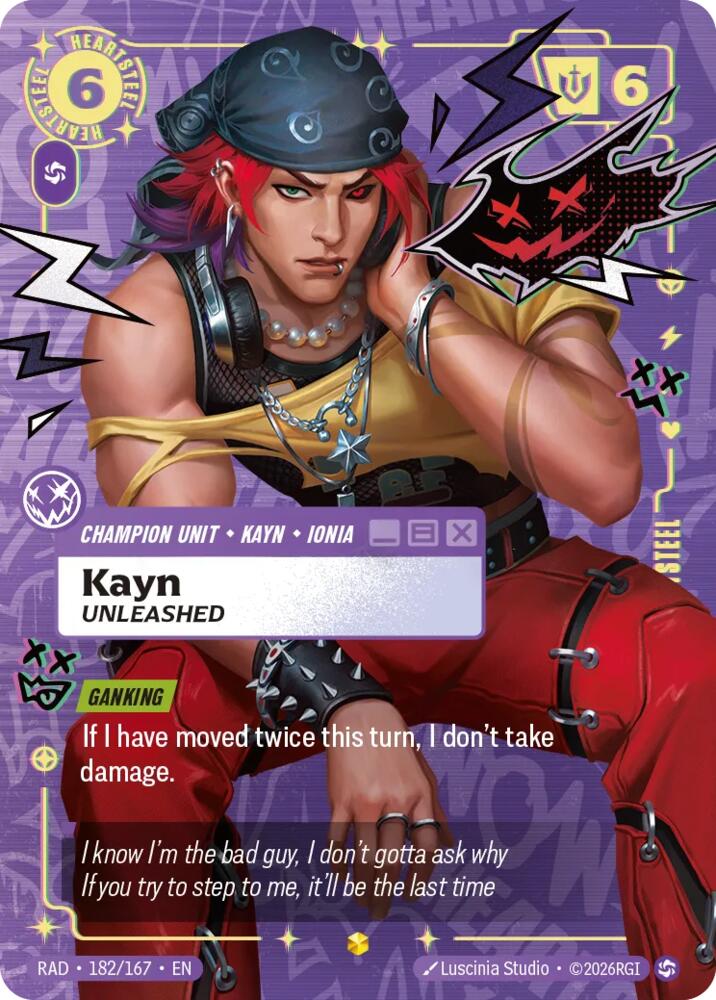 Kayn, Unleashed (Heartsteel Overnumbered) - Radiance (RAD)