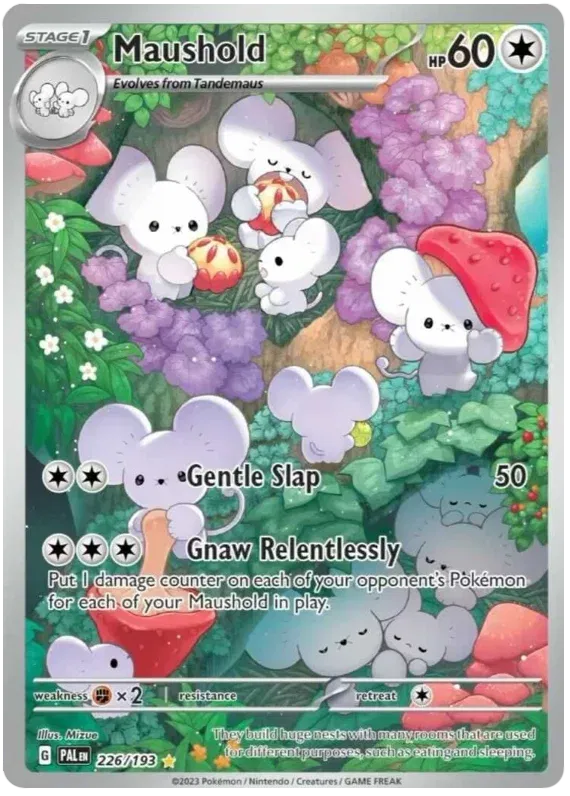 Maushold - 226/193 Illustration Rare 226/193 Paldea Evolved