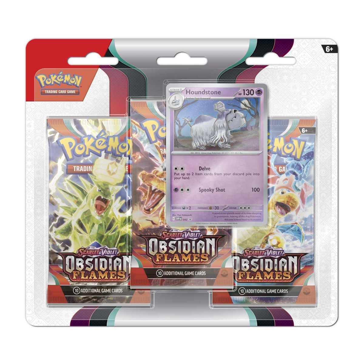 Scarlet & Violet-Obsidian Flames 3 Booster Packs (Random Promo Card)