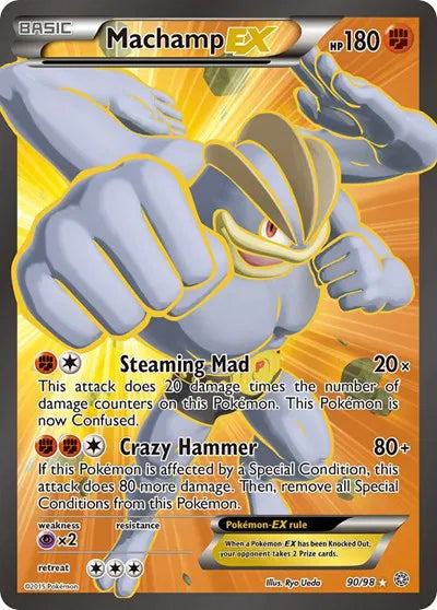Machamp EX (90 Full Art) Pokemon • Ultra Rare • 90 Ancient Origins