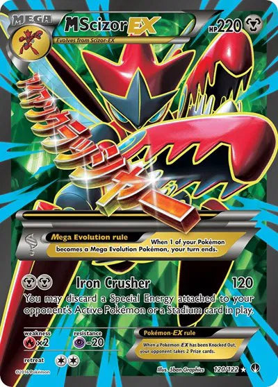 M Scizor EX (Full Art) Ultra Rare 120 BREAKpoint