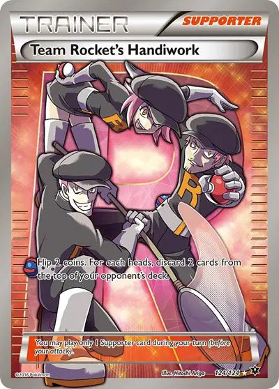 Team Rocket's Handiwork (Full Art) 124 XY Fates Collide