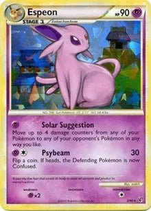 Espeon (HGSS UndauntedIce Holo) Deck Exclusives Holo Rare 002/090