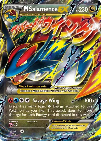 M Salamence EX Pokemon Promo XY171 XY Promos