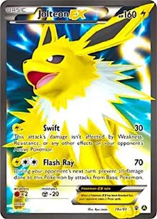 Jolteon EX 28a Alternate Art Promos - Near mint-mint (NM-MT)