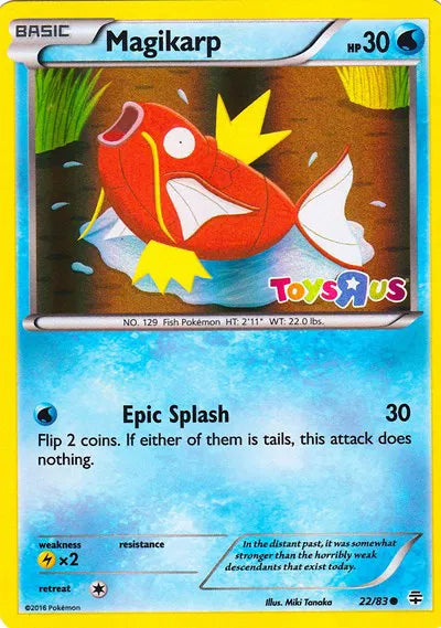 Magikarp (Toys R Us Promo) Miscellaneous Cards & Products Promo 022/083