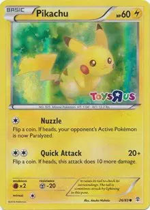 Pikachu - 26/83 (Toys R Us) Pokemon Promo 026/083 Miscellaneous Cards & Products