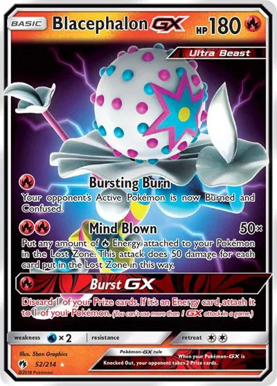 Blacephalon GX Lost Thunder Ultra Rare 52