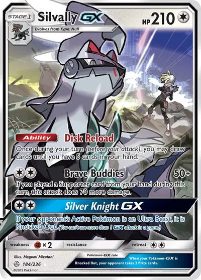 Silvally GX Cosmic Eclipse Ultra Rare 184/236