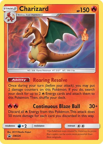 Charizard Sun & Moon Promo Promo SM226