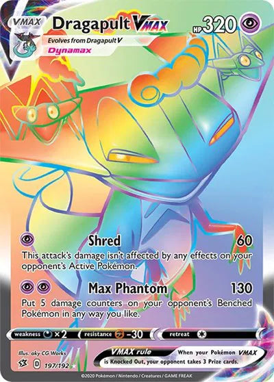 Dragapult VMAX (Secret) Rebel Clash Secret Rare 197/192