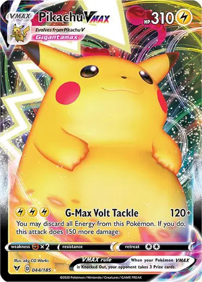 Pikachu VMAX Ultra Rare 044/185 Vivid Voltage