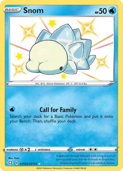 Snom Shining Fates: Shiny Vault Shiny Holo Rare SV033/SV122