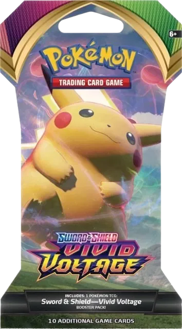 Vivid Voltage Sleeved Booster Pack Pokemon Vivid Voltage MasterSet Co. Vivid Voltage Sleeved Booster Pack Pokemon Vivid Voltage MasterSet Co.