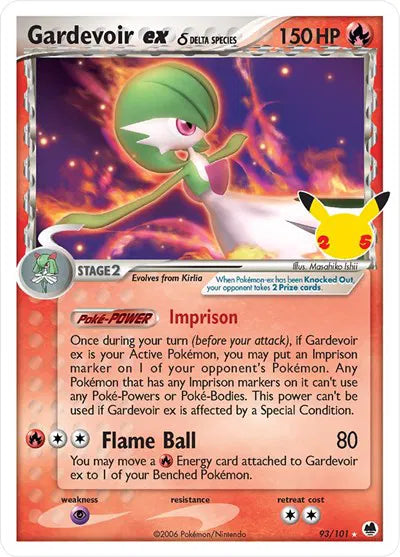 Gardevoir ex (Delta Species) Celebrations: Classic Collection Classic Collection 93/101