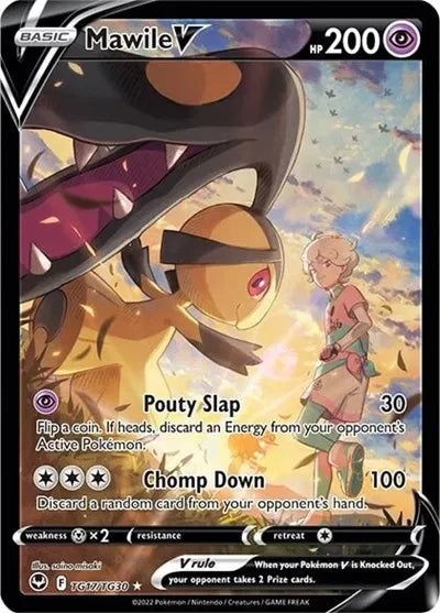 Mawile V Silver Tempest Trainer Gallery Ultra Rare TG17/TG30
