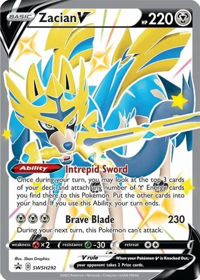 Zacian V (Shiny) Sword & Shield Promo Promo SWSH292