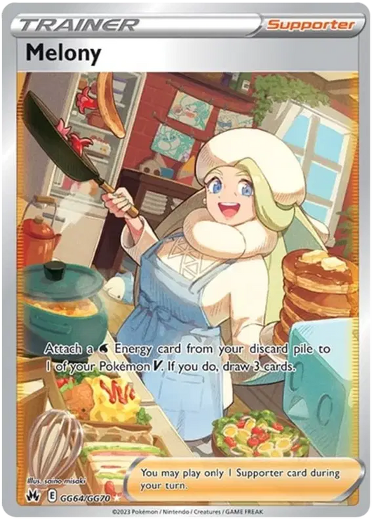 Melony Pokemon Ultra Rare GG64/GG70 Crown Zenith: Galarian Gallery