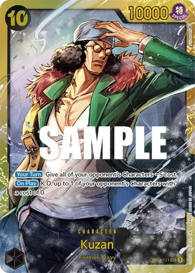Kuzan One Piece SCR OP02-121 Paramount War