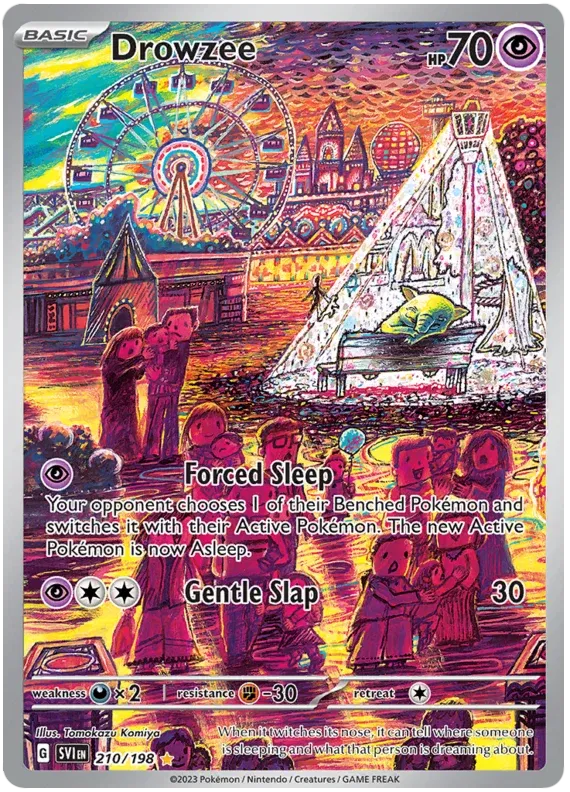 Drowzee Illustration Rare 210/198 Scarlet & Violet Base Set