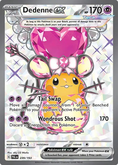 Dedenne ex Paldea Evolved Ultra Rare 239/193