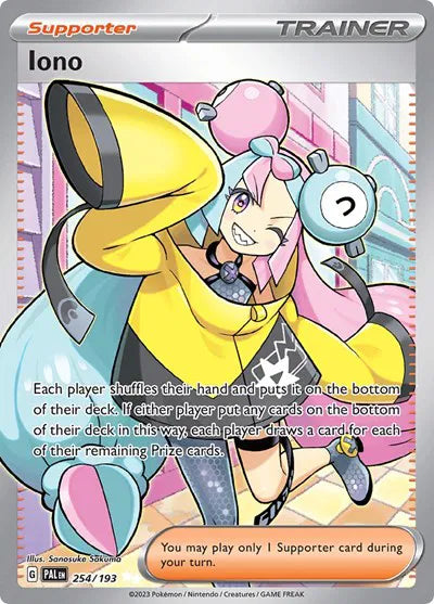 Iono - 254/193 Pokemon Ultra Rare 254/193 Paldea Evolved