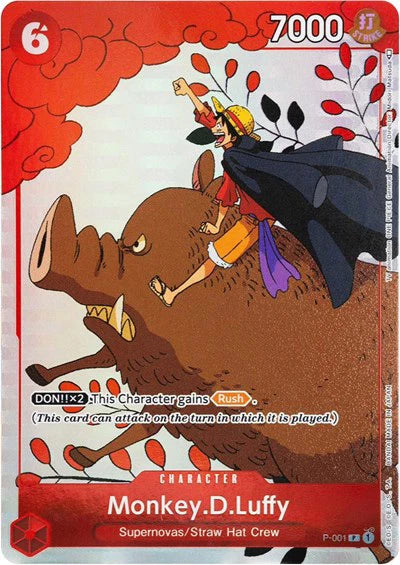Monkey.D.Luffy (Gift Collection 2023) P-001 One Piece Promotion Cards