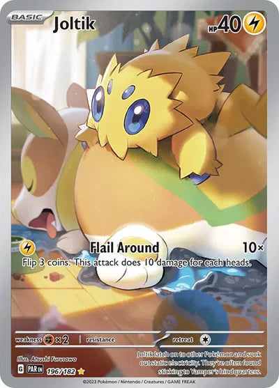 Joltik - 196/182 Pokemon Illustration Rare 196/182 Paradox Rift