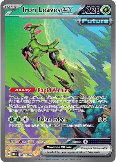 Iron Leaves ex Special Illustration Rare 203/162 Temporal Forces