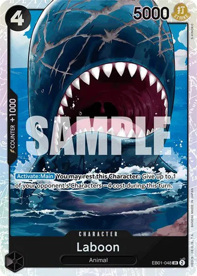 Laboon (048) SR EB01-048 Extra Booster: Memorial Collection - Near mint-mint (NM-MT)